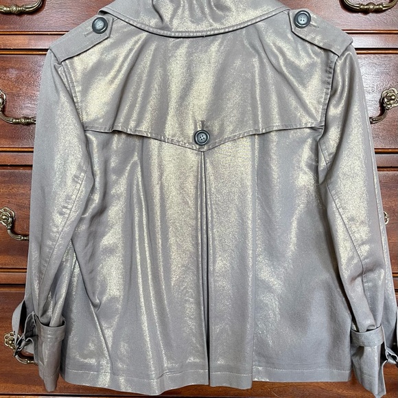 Alfani Jacket/Pea Coat in a gorgeous Metallic Fabric - Picture 6 of 8